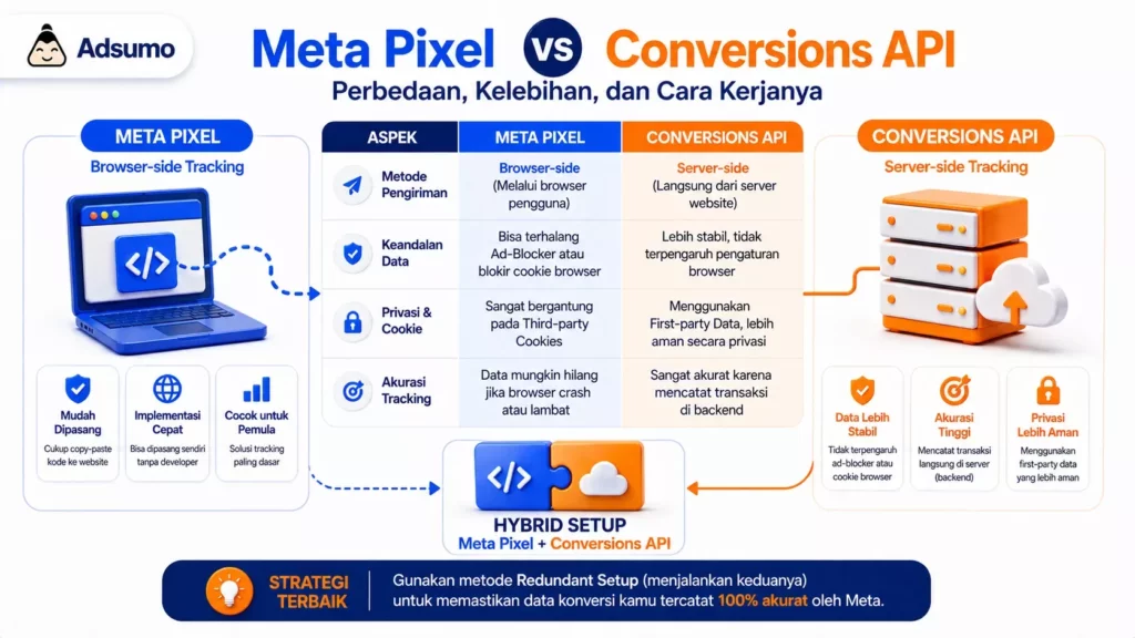 Meta Pixel vs Conversions API