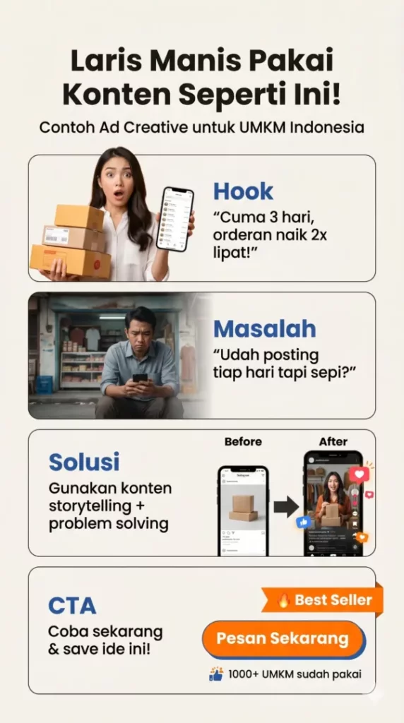 Contoh Ad Creative untuk UMKM Indonesia