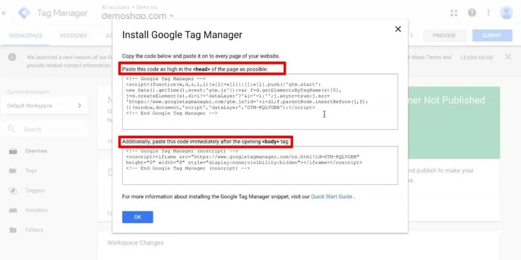 Cara Pasang Google Tag Manager