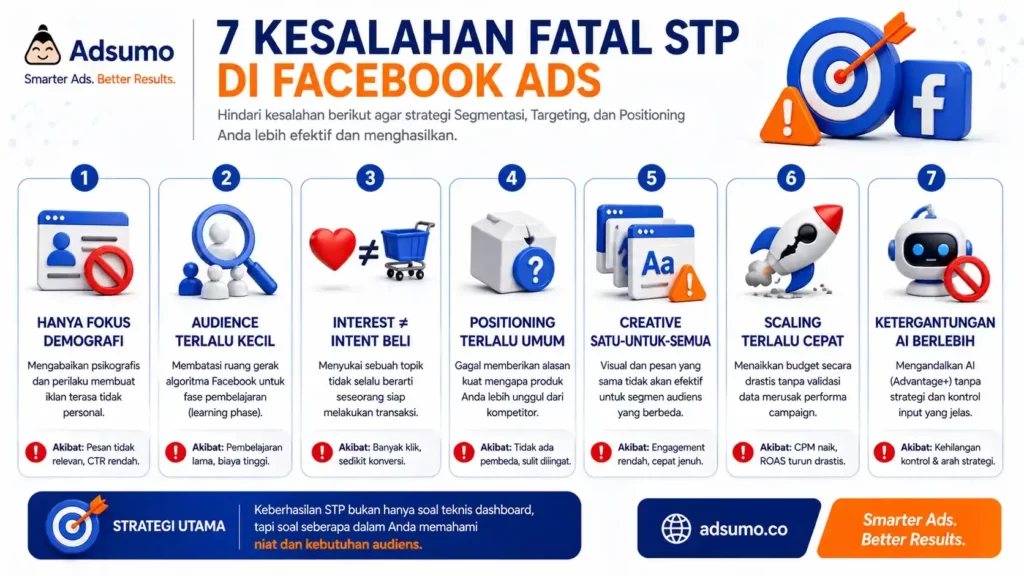 Kesalahan Umum Saat Menerapkan STP di Facebook Ads