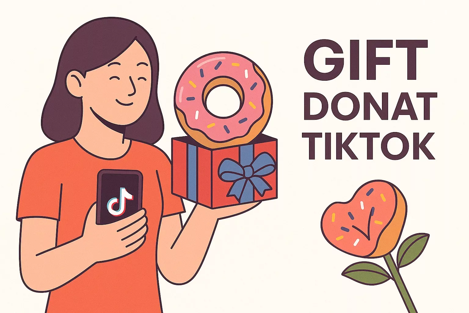 Gift Donat di TikTok Berapa Rupiah