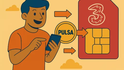 Cara Transfer Pulsa Tri