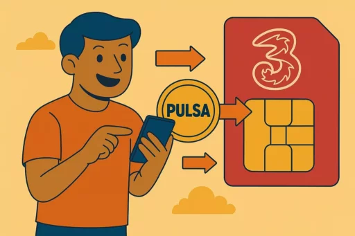 Cara Transfer Pulsa Tri