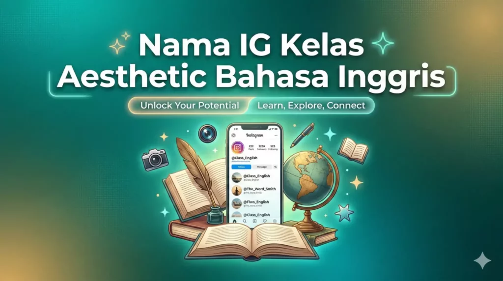 Nama IG Kelas Aesthetic Bahasa Inggris