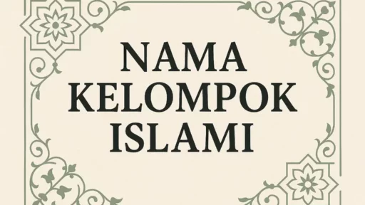 Nama Kelompok Islami