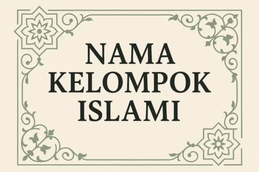 Nama Kelompok Islami