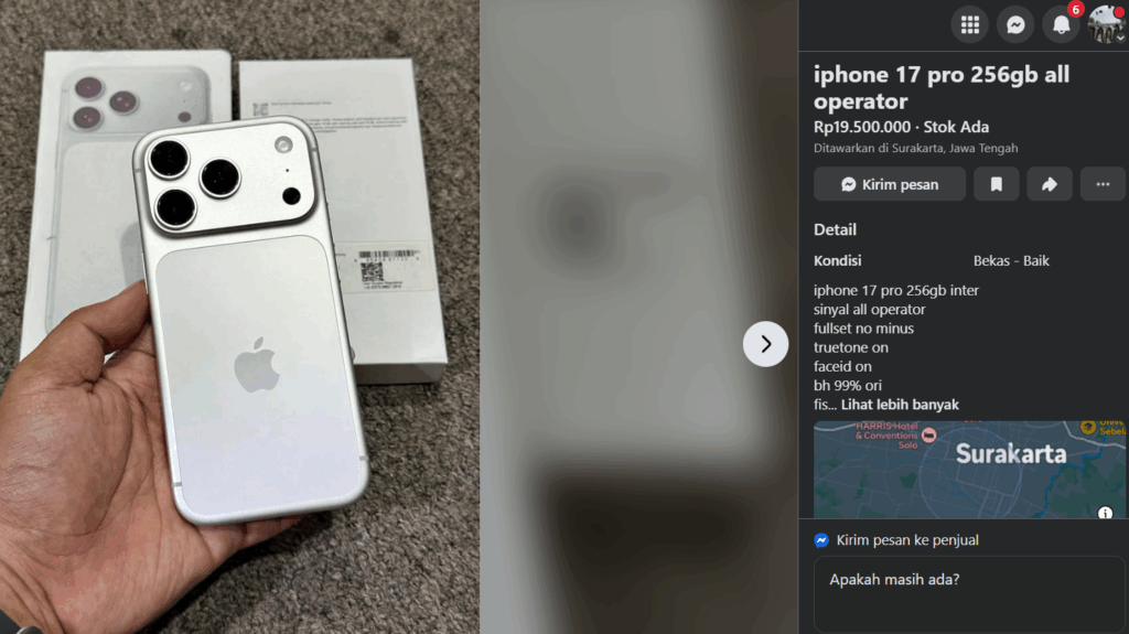 Cara Menjual Produk di Facebook Marketplace