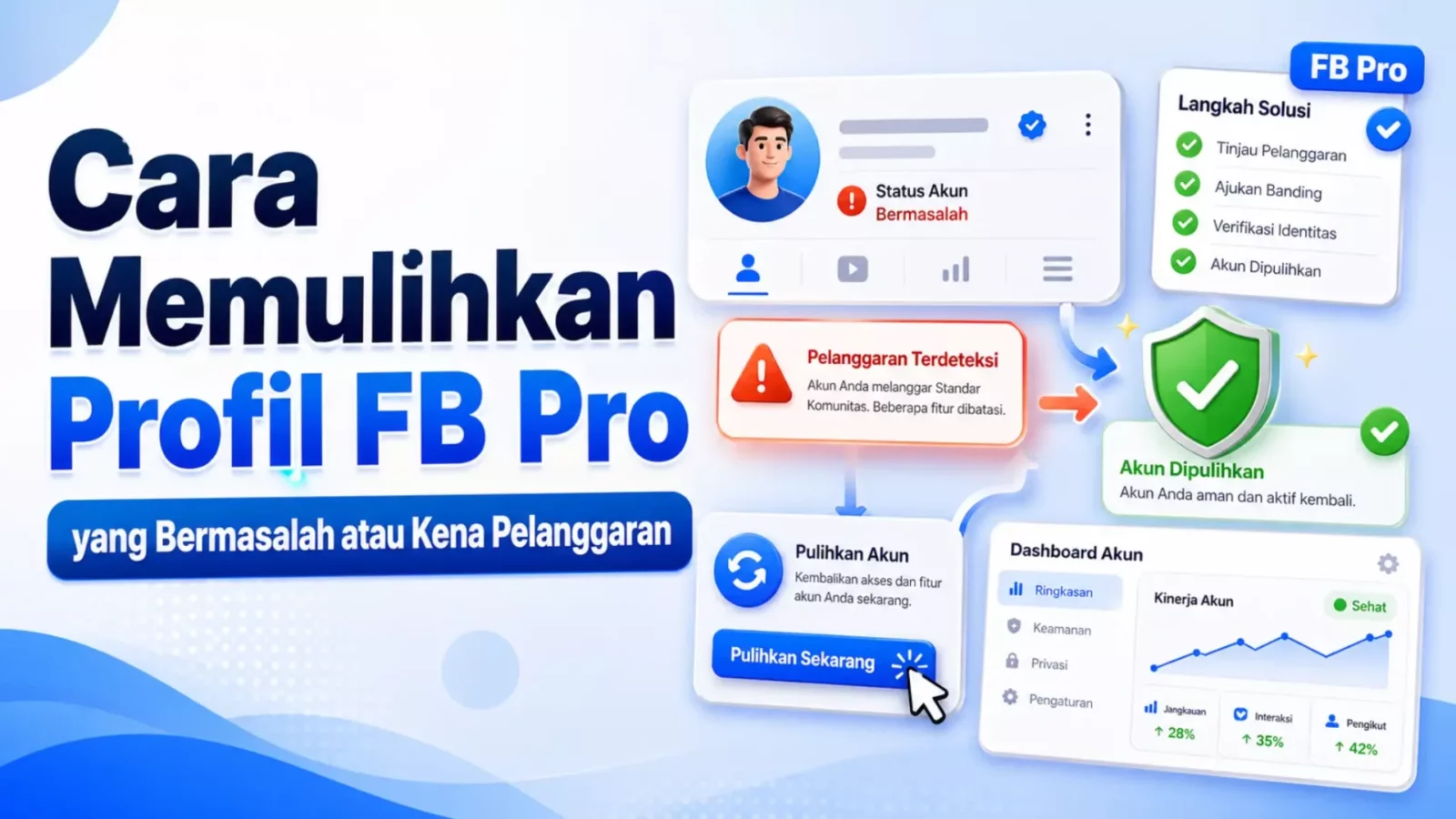 Cara Memulihkan Profil FB Pro yang Bermasalah
