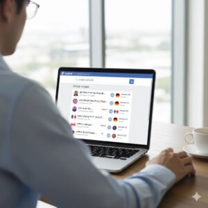 Cara Mencari Grup Luar Negeri di FB