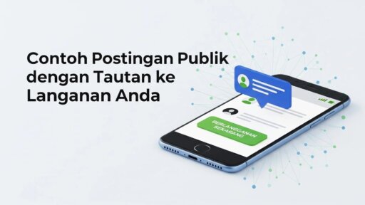 Contoh Postingan Publik dengan Tautan ke Langganan Anda